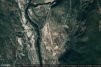 Vue aérienne de Castlegar/West Kootenay Regional