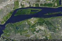 Vue aérienne de Ottawa Rockcliffe