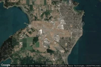 Vue aérienne de Victoria International