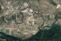 Vue aérienne de Grand Forks