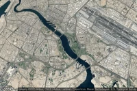 Vue aérienne de Dubai Creek SPB