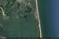 Vue aérienne de Rehoboth Bay