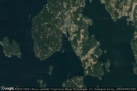 Vue aérienne de Deer Harbor SPB