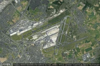 Vue aérienne de Brussels