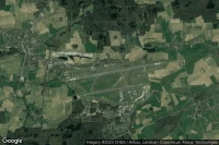 Vue aérienne de Florennes Air Base