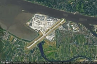 Vue aérienne de Hamburg-Finkenwerder