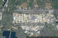 Vue aérienne de London Heathrow