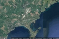 Vue aérienne de Isle of Man