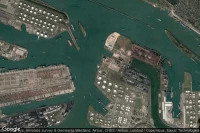 Vue aérienne de Maasvlakte