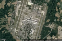 Vue aérienne de Oslo Gardermoen