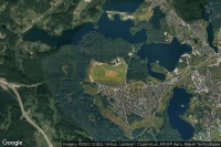Vue aérienne de Olsztyn Dajtky