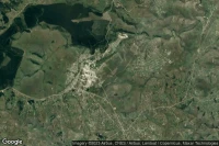 Vue aérienne de Bizana