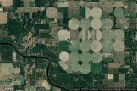 Vue aérienne de Suwannee Farms