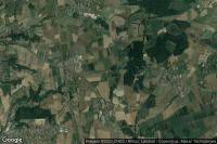 Vue aérienne de Mionnay