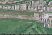 Vue aérienne de Sheffield City