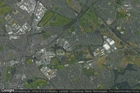 Vue aérienne de Aintree University Hospital