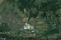 Vue aérienne de Colthrop Manor Farm Airstrip