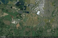 Vue aérienne de Hopkiln Farm Airstrip