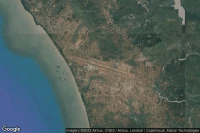 Vue aérienne de Lungi International