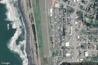 Vue aérienne de Gold Beach Municipal