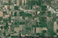 Vue aérienne de Fecundity Farm Strip
