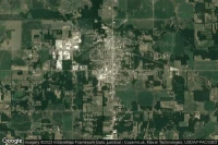 Vue aérienne de Starke Memorial Hospital