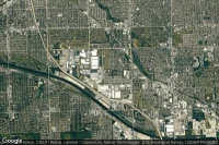 Vue aérienne de Alsip Fire Department