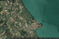 Vue aérienne de Castigliano del Lago