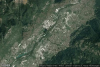 Vue aérienne de di Vallecamonica