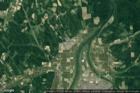 Vue aérienne de JGSDF Camp Nayoro and