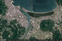 Vue aérienne de Matsuura River Auxiliary