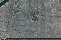 Vue aérienne de NHK Osaka Broadcasting Station