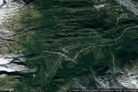 Vue aérienne de Thompson Pass