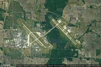 Vue aérienne de Scott AFB/Midamerica