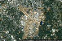 Vue aérienne de Nashville International