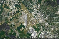 Vue aérienne de Charleston Air Force Base-International
