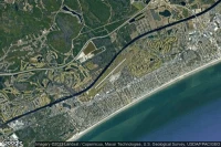 Vue aérienne de Grand Strand