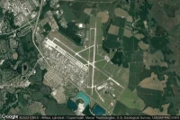 Vue aérienne de Dover Air Force Base