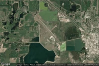 Vue aérienne de Devils Lake Regional