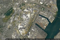 Vue aérienne de Newark Liberty International