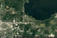 Vue aérienne de Shawano Municipal
