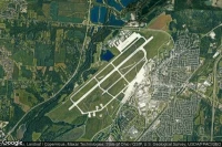 Vue aérienne de Wright-Patterson Air Force Base