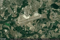 Vue aérienne de Seymour Johnson Air Force Base