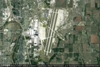 Vue aérienne de Mc Connell Air Force Base