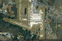 Vue aérienne de Washington Dulles International