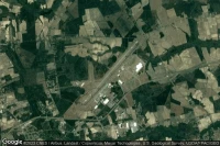 Vue aérienne de Kinston Regional Jetport At Stallings Field