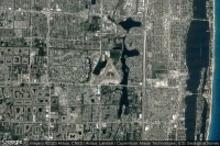 Vue aérienne de Palm Beach County Park