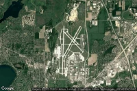 Vue aérienne de Dane County Regional Truax Field