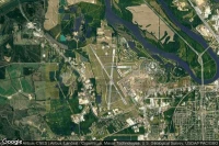 Vue aérienne de Maxwell Air Force Base