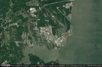 Vue aérienne de Dahlgren NSWC